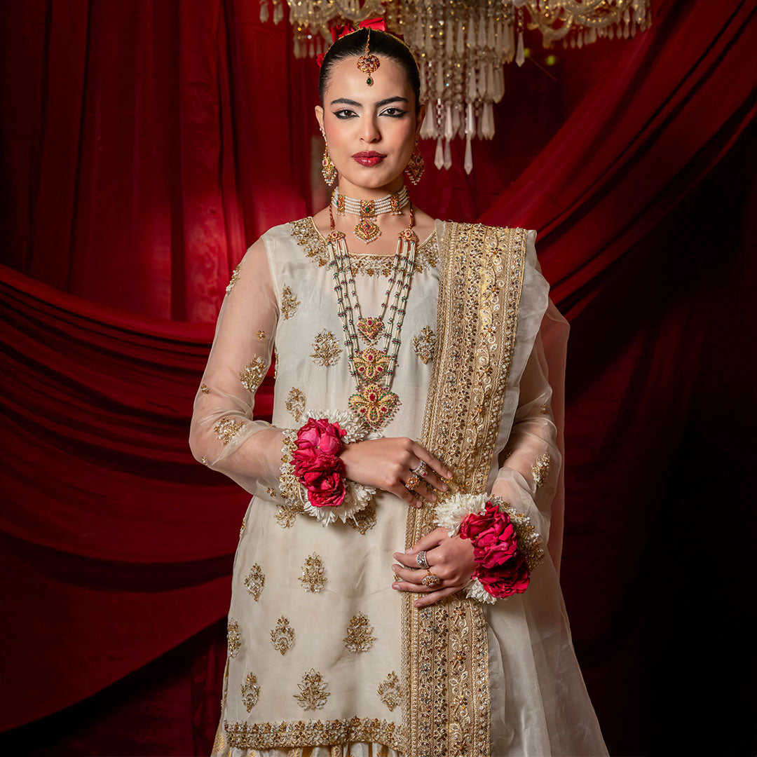Timeless Nikkah Elegance in Ivory & Gold