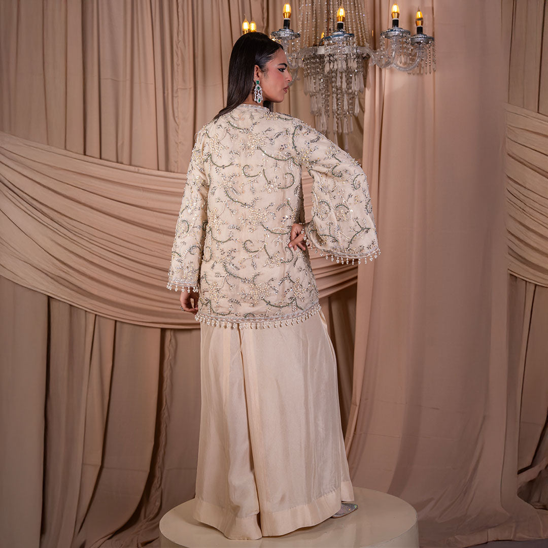 Ivory Luxe Embroidered Formal Set
