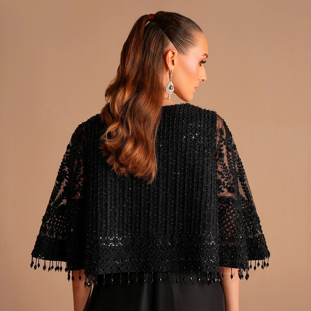 Tussel Silk and Organza Jacket